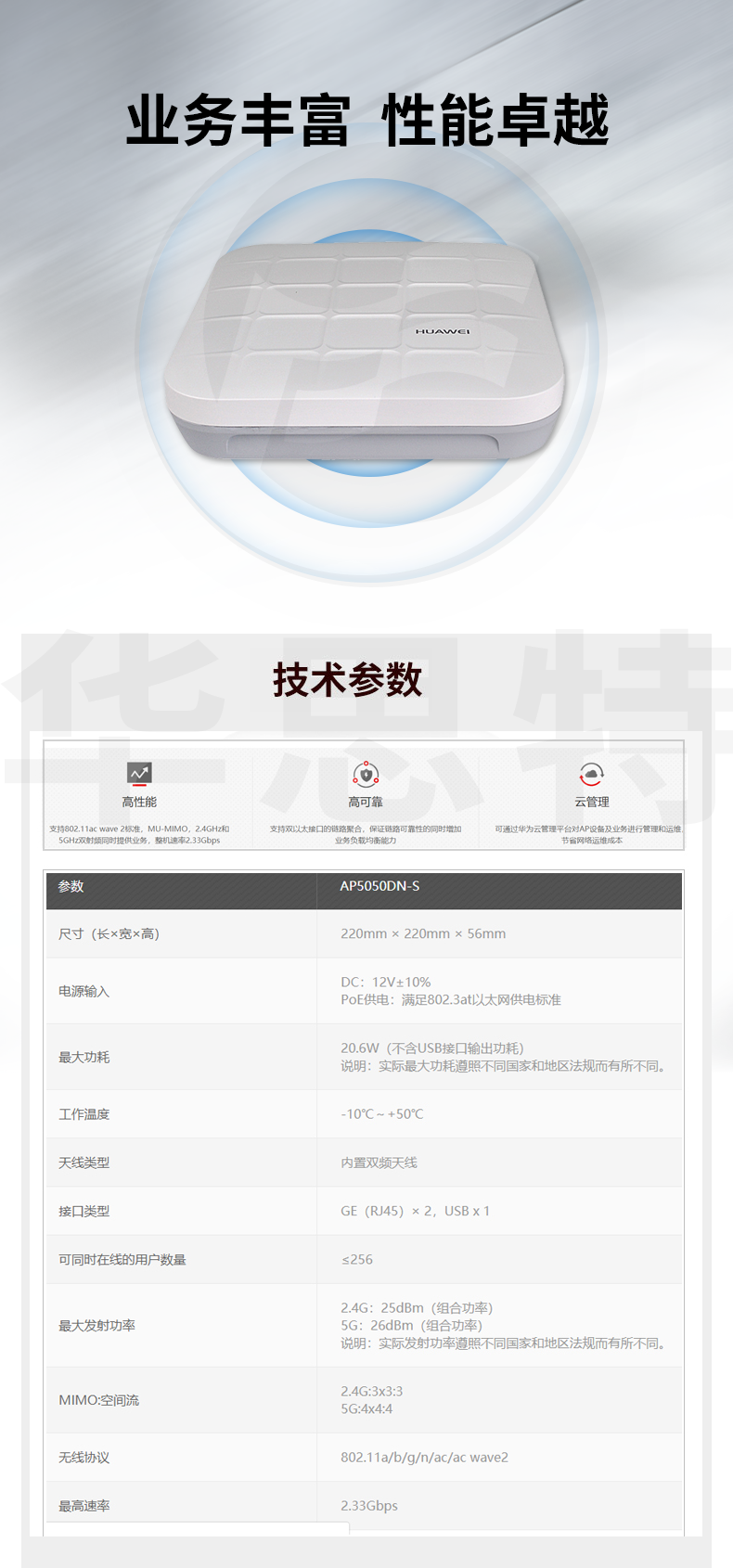 華為 AP5050DN-S 無線AP 華為 AP5050DN-S 無線AP